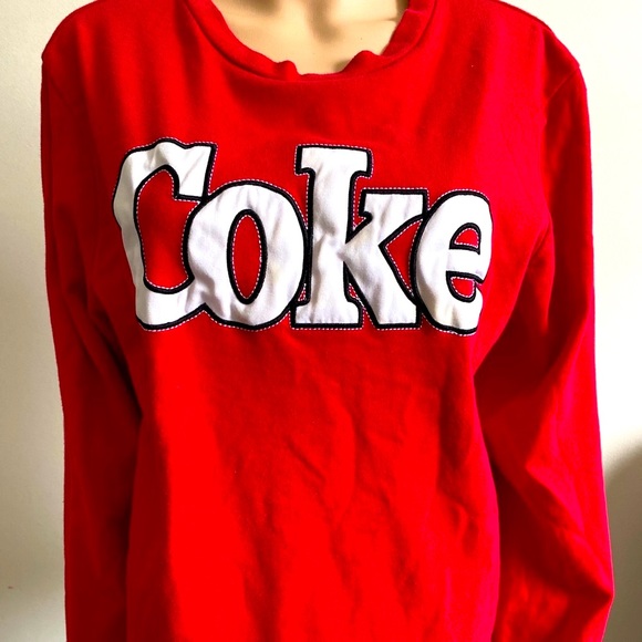 we love wine Sweaters - Vintage We Love Fine Red XL Coca Cola sweater
